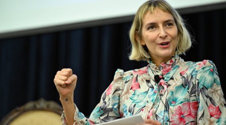 Rebekah Taussig at the NEA Big Read event at the 47th Annual ODU Literary Festival.&nbsp;