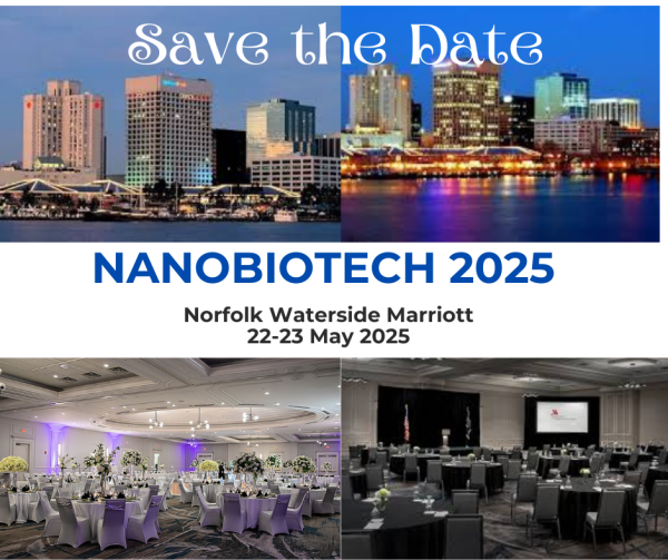 Flyer promoting NanoBioTech 2025 at Old Dominion