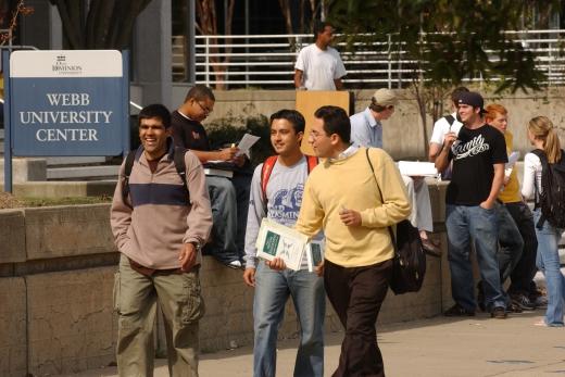 Students Walk to Class