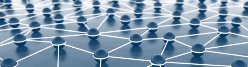 Network of connected points - collaboration