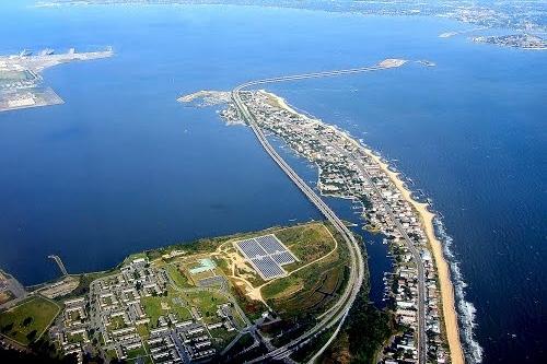 The Hampton Roads Bridge-Tunnel and Ocean View and Willoughb