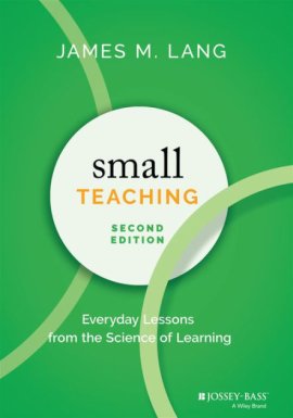 Small Teaching by James Lang - Book Cover