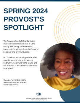 Spring 2024 Provost's Spotlight