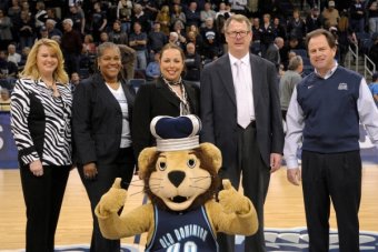 i3 Staff and Broderick at March 2012 ODU Basketball Game