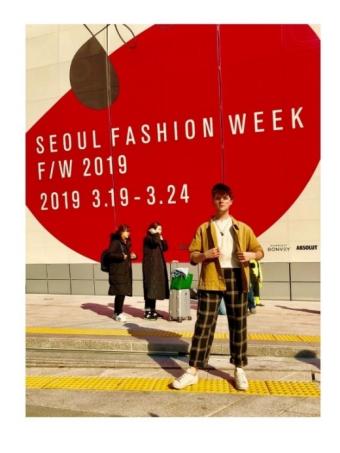 Michael in Seoul at Fashion Week